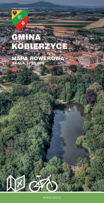 Przednia okładka mapy rowerowej